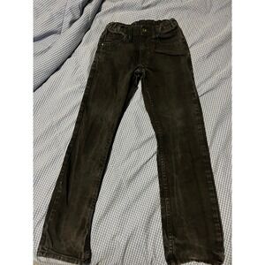 Cody James‎ Kids Black Wash Jeans Elastic Waist Distressed Denim Pants Size 10